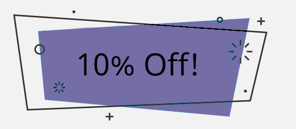 10% Off Purple